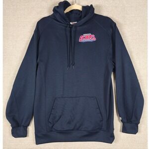 Badger Sport Nebraska Echoes Hoodie Navy Blue Mens S  Athletic Pullover